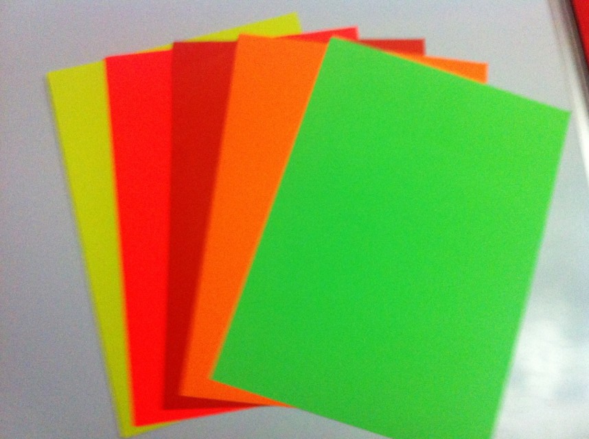 A4 adhesive colored adhesive label paper label paper self-adhesive label paper fluorescent paper-Taobao