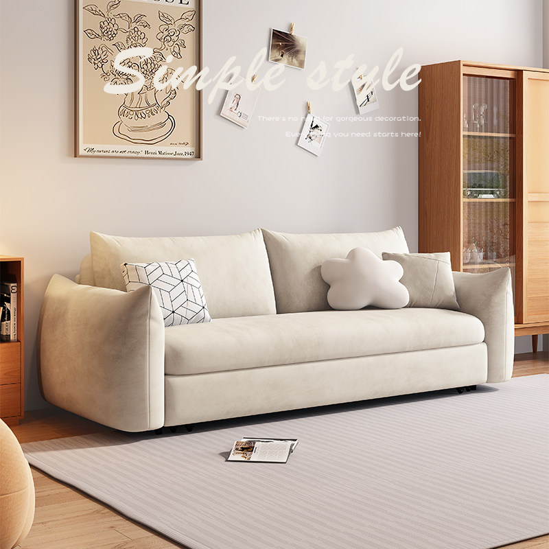 Multifunctional technology cloth sofa bed dual use modern minimal storage 1 5m double balcony dual - use network red sofa