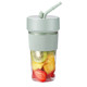 Juicer USB charging mini student office home juicer cup fruit juicer portable juicer 6-leaf knife