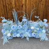 Свадебная воздуховода цветочная сцена подиум, цветущий цветочный свадебный сцену сцены сцены цветочное поле Цветочное бар Свадебный репресс декоративное цветочное искусство