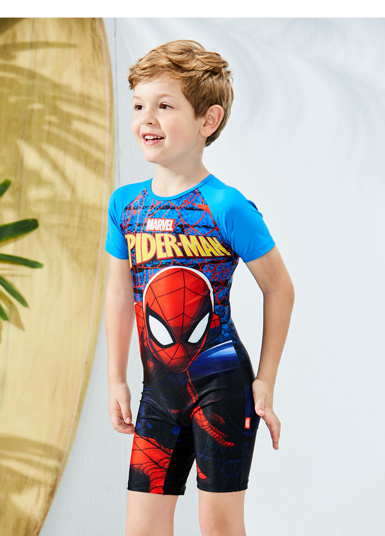 克 Áo tắm cho trẻ em Boy Spider-Man Kem chống nắng Siamese Big Boy Split Áo tắm cho bé Bộ đồ bơi cho nam - Bộ đồ bơi của Kid đồ bơi bé gái