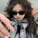 Ретро солнцезащитные очки на солнечной энергии, европейский стиль, кошачий глаз, защита от ультрафиолета