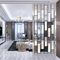 Living room modern simple glass screen Bedroom partition wall decoration Household double-sided entry entrance Small apartment type light luxury