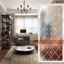 Day Style Custom Living Room Decoration Simple Art Glass Screen Partition Wall Crafts Genguan Modern Minimalist Bathroom Door
