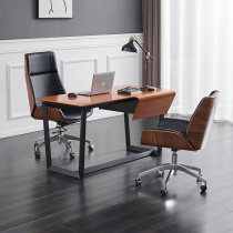 Italian Minimalist Desk Study Desk Minimalist Modern Home Simple Writing Desk Bedroom Office Computer Table And Chairs Suit
