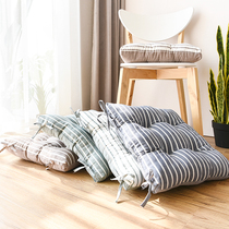 Thickened chair cushion Office seat cushion Student female classroom stool butt pad Winter breathable home cushion