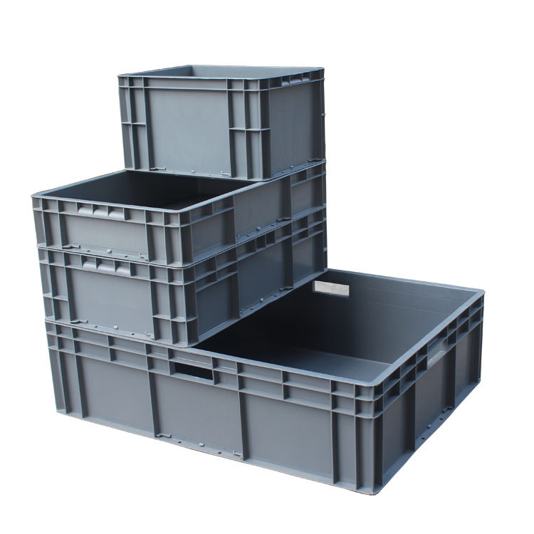 Turnover box Plastic rectangular transit logistics box fish raising turtle box steam fit EU UEFA Eurosign turnover hamper plastic thickening-Taobao
