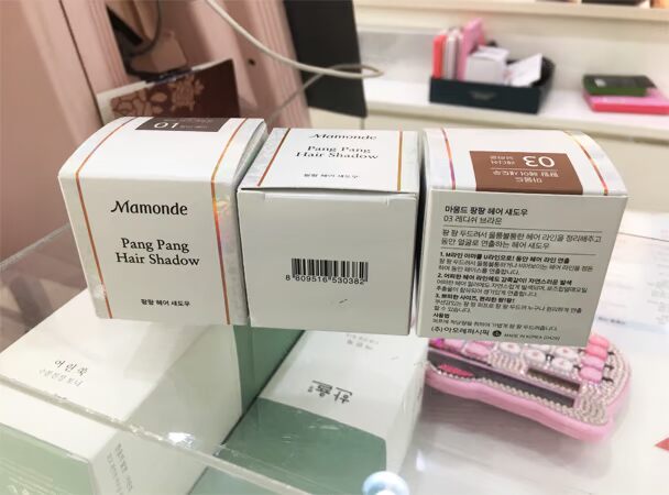 Giấc mơ trang điểm tóc bột làm đầy chân tóc tạo tác Hàn Quốc quầy xác thực sửa chữa kẹp tóc mnhoe bóng cao phấn tạo khối innisfree
