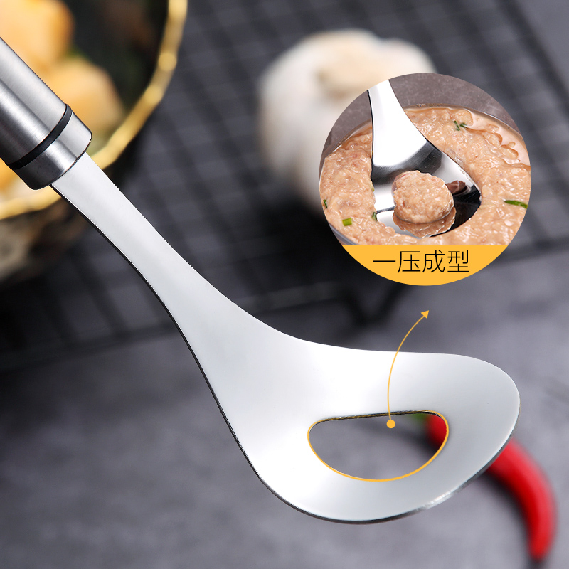 304 stainless steel meatball maker mold kitchen meatball maker household meatball frying tool
