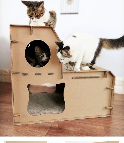 Летний домик, двухэтажная большая вилла, DIY