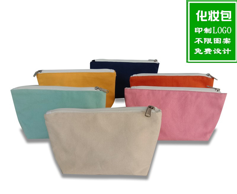 Cosmetic bag custom printed logo outdoor travel wash bag hotel convenient beauty makeup storage bag cloth bag portable