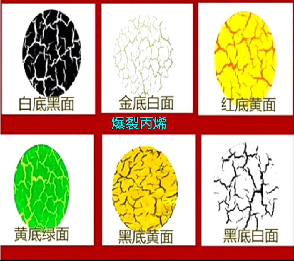 Burst acrylic medium agent Crack acrylic paint paint set Liquid fluid painting flow aid material Waterproof transparent