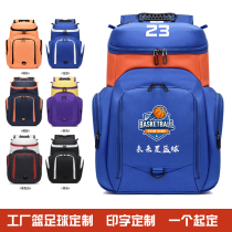 Basketball package double shoulder inclusion package custom printing word multi-function sports travel large-capacity football backpack
