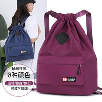 Customized Drawstring Pocket Backpack Mens Sports Waterproof Basketball Bag Basketball Bag Training Bag Football Equipment Bag