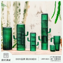 May 1) Spain DOIY cactus cup kettle creative glass water Cup set to send birthday housewarming gift