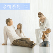  Wish a gift) American willow tree sends a mother and daughter statue to express love and gratitude for Mothers Day gifts