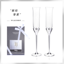 UK vera wang wedgwood Wine Glass Knot of Love Champagne Glass pair (wish a wedding gift