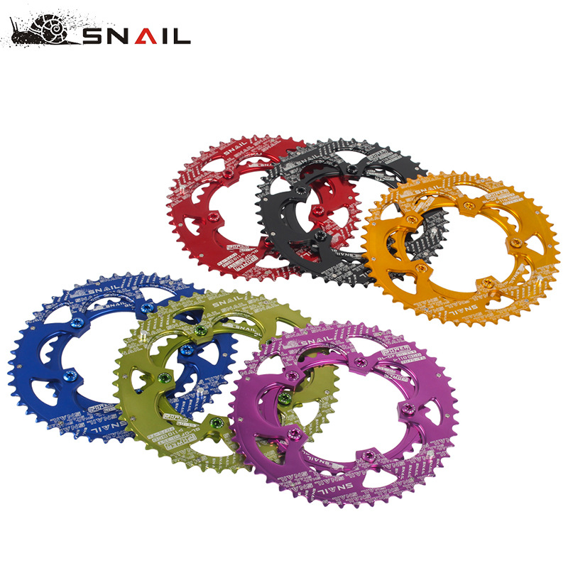 SNAIL snail five-claw 110BCD road car folding car double disc double oval power large tooth disc oval disc