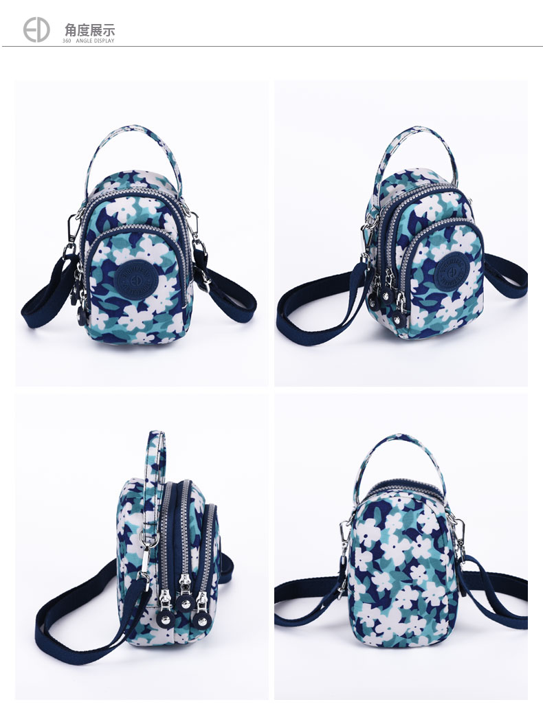 Yidu túi nữ 2019 mới Messenger túi nữ Túi vải Oxford mini nylon vai vải túi điện thoại di động - Túi điện thoại túi đựng điện thoại treo cổ