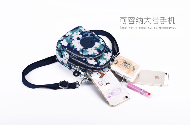 Yidu túi nữ 2019 mới Messenger túi nữ Túi vải Oxford mini nylon vai vải túi điện thoại di động - Túi điện thoại túi đựng điện thoại treo cổ
