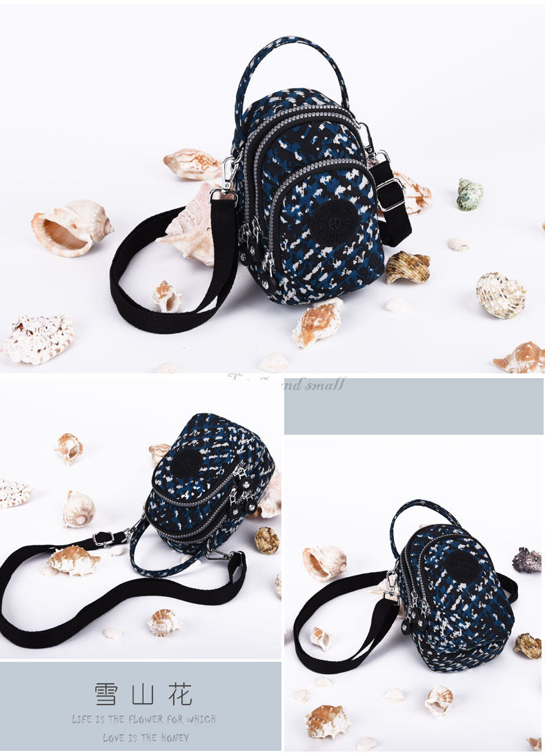 Yidu túi nữ 2019 mới Messenger túi nữ Túi vải Oxford mini nylon vai vải túi điện thoại di động - Túi điện thoại túi đựng điện thoại treo cổ