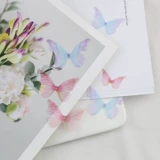 Прозрачный однослойный тюль, бабочка, имитация мечты, красочные крылья, сделай сам, древний стиль, корона для волос, веер, аксессуары для волос, аксессуары из материала