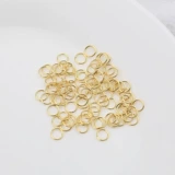 Открытие протокола кольцо 18 тыс. Сумка золото, серебряное белое золото отверстие o Кольцо C Круг соединяющий кольцо DIY Pure Медные ювелирные аксессуары