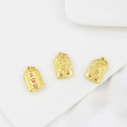 Медный защитный амулет, подвеска ручной работы, ожерелье, аксессуар, аксессуары, DIY