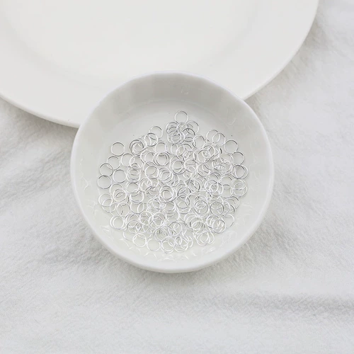 Открытие протокола кольцо 18 тыс. Сумка золото, серебряное белое золото отверстие o Кольцо C Круг соединяющий кольцо DIY Pure Медные ювелирные аксессуары