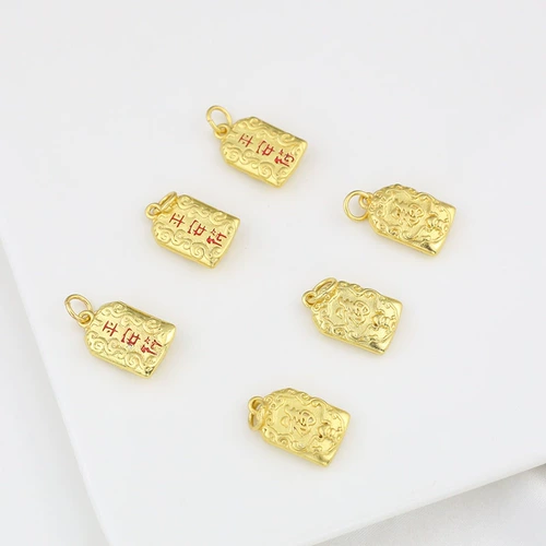 Медный защитный амулет, подвеска ручной работы, ожерелье, аксессуар, аксессуары, DIY