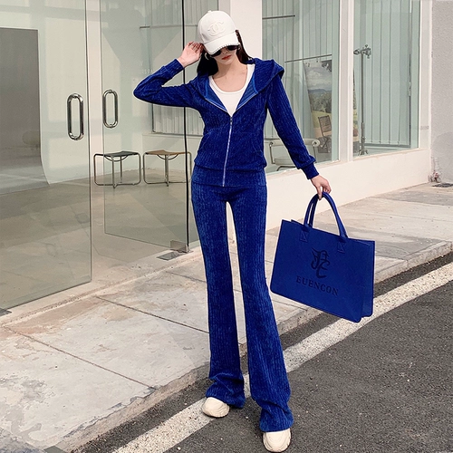 Модный лебедь, спортивный костюм, весенний комплект, лонгслив с капюшоном, повседневные брюки, облегающий крой