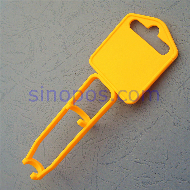 Supermarket Electroporte Pen Display Hook Screwdriver Plastic Pendant Card Universal Aircraft Hole Chuck Injection Hanging Card Inserts