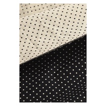 American MISO* K pur coton polo dot jacquard fromage tissu blanc noir bifacial tissu large 140 cm