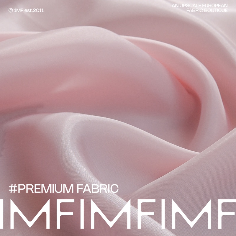 Japan's Benmei Asahi Kasei Benmei Clothing Fabric Solid Color Pink Lining Fa Electrostatic Fabric Width 120cm