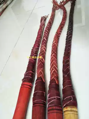 Pure cowhip whip key chain small whip horse whip martial arts whip self-defense whip pointer personality whip