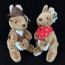 Kangaroo Doll Made in Australia 22CM High Cartoon Doll Plush Kangaroo Animal Toy Gift