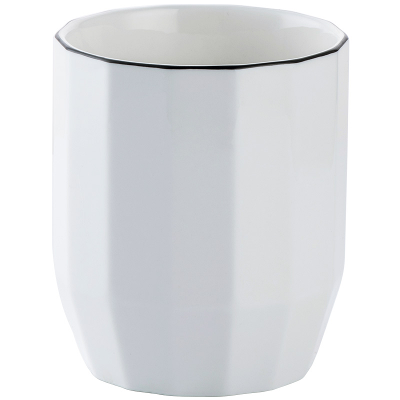 Gargle creative household South Chesapeake Europe type ceramic bathroom toilet brush cup couples YaGang toothbrush cup