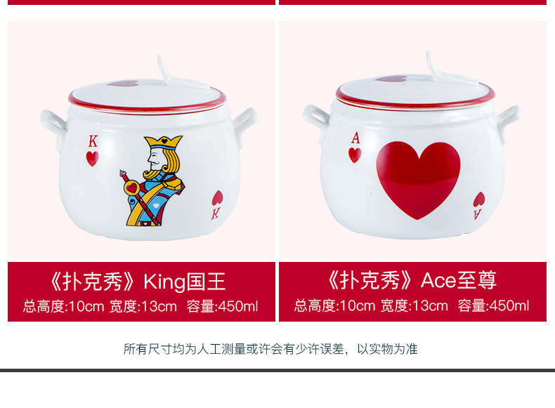 To offer them with cover them waterproof the bird 's nest soup cup small stew stew of household ceramics cup bowl of steaming soup stew water stew pot