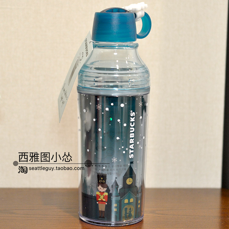 Starbucks Cup Trung thu 2018 Hàn Quốc Giáng sinh dưới biển thế giới Mùa hè LED rơm đi kèm với cốc thủy tinh - Tách bình giữ nhiệt tiger