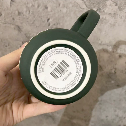 Cup Starbucks Cup 2020 Новый отбор Классический черный фрукты с логотипом богиня 12 унций Mark Cup Cafe Water Cup
