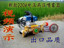 Electric 220V voltage sprayer agricultural motor high pressure sprayer garden drugmaker motor pesticide machine