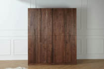 Yi carved solid wood furniture Tas wardrobe hard maple white oak black walnut wax oil home bedroom