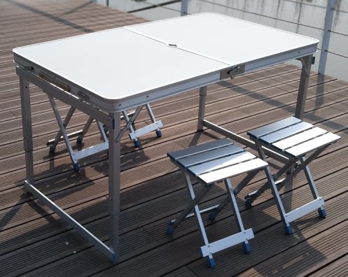 2018 Advanced Thickened Folding Table Outdoor Folding Table Exhibition Table Folding Table Aluminum Alloy Table Table Stall Table Barbecue Table