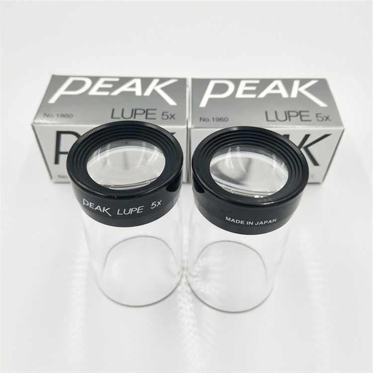 Japan's original imported PEAK handheld HD microscope magnifying mirror 1960 - 5X eyepiece 5 times mirror