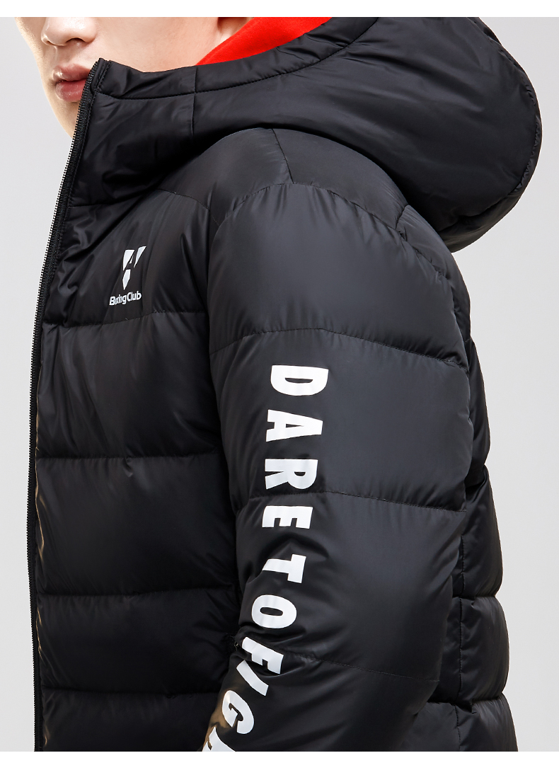 Anta down jacket nam trùm đầu 2019 mùa thu mới dày nam áo khoác thể thao ngắn 15849945 - Thể thao xuống áo khoác áo phao siêu nhẹ