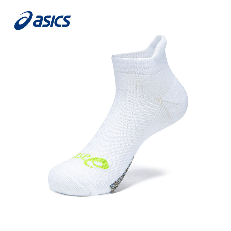 Asics 25 Spring New Sports Socks Short-Tube Unisex Running Socks Breathable Sweat-Absorbent White Thick Cotton Socks