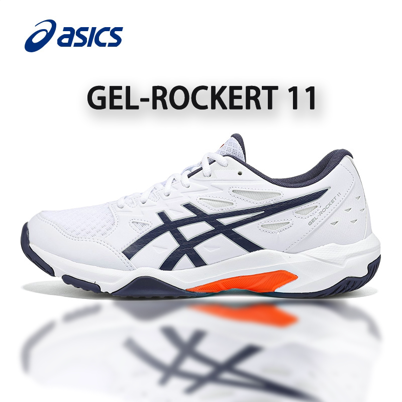 Asics Men's Badminton Shoes Rocket-11 Shock-Absorbing Rebound Women's Volleyball Shoes Professional Authentic Tennis Shoes Asics Men's Badminton Shoes Rocket-11 Shock-Absorbing Rebound Women's Volleyball Shoes Professional Authentic Tennis Shoes