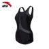 Áo tắm Anta dành cho phụ nữ Mùa thu 2020 mới Bảo thủ Boxer Áo tắm Không tay Áo tắm một mảnh thể thao - Bộ đồ bơi One Piece Bộ đồ bơi One Piece