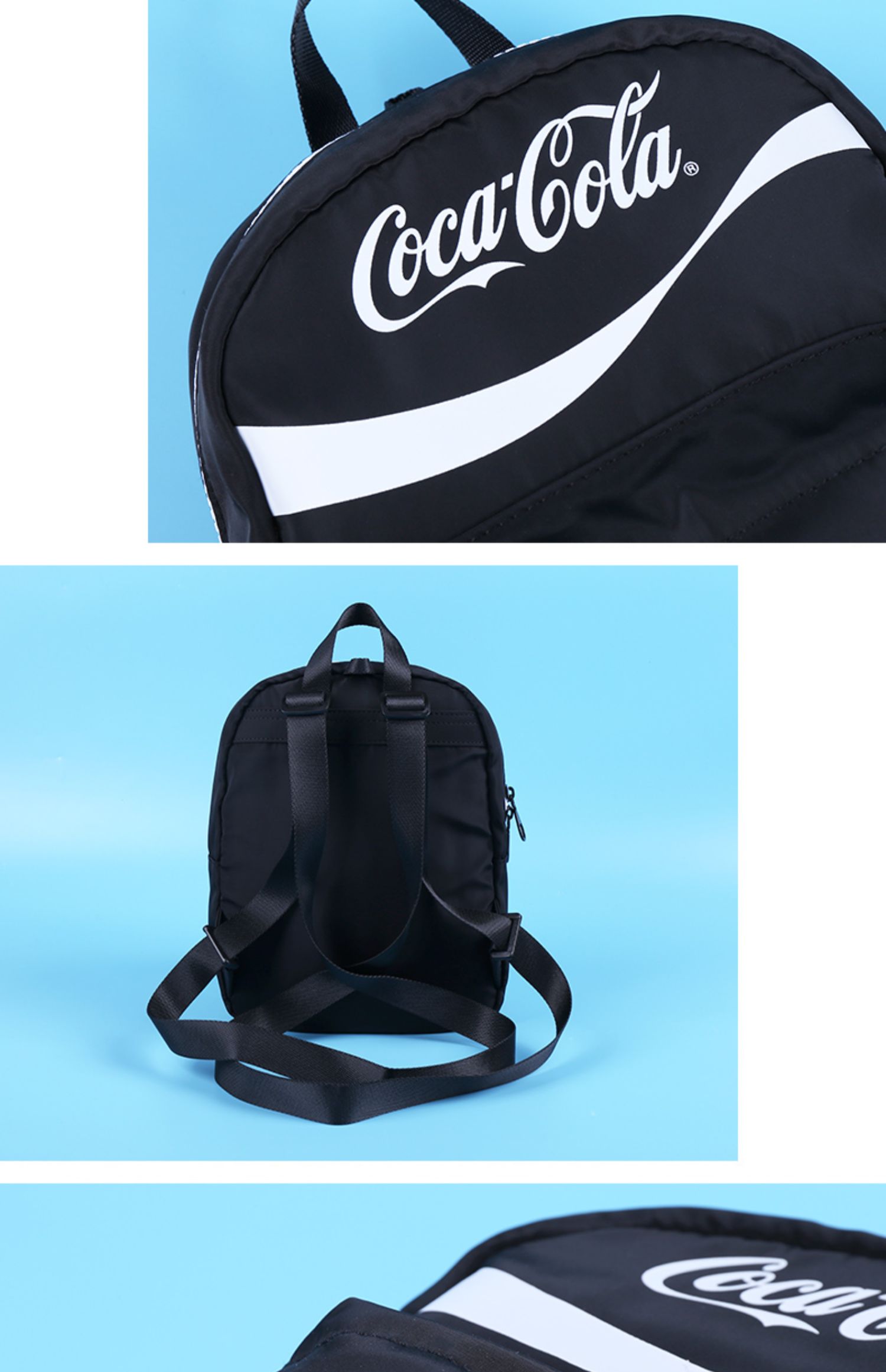 Ba lô Anta 2019 thu đông mới đích thực Coca Cola chung du học sinh du lịch ba lô nhỏ - Ba lô shop balo nam