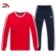 Anta sport suit xuân 2019 mới đích thực chạy bộ đồ thể thao nữ giản dị quần tây hai dây - Thể thao sau
